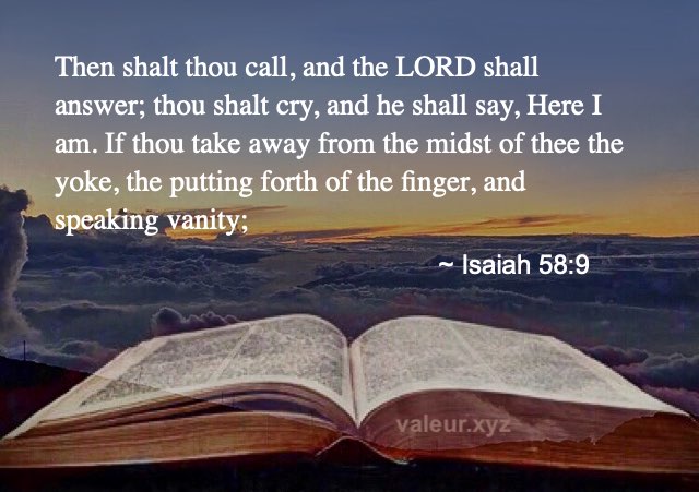 Isaiah 58:9