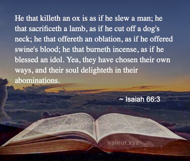 Isaiah 66:3