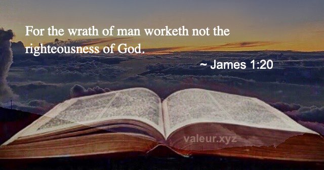 James 1:20