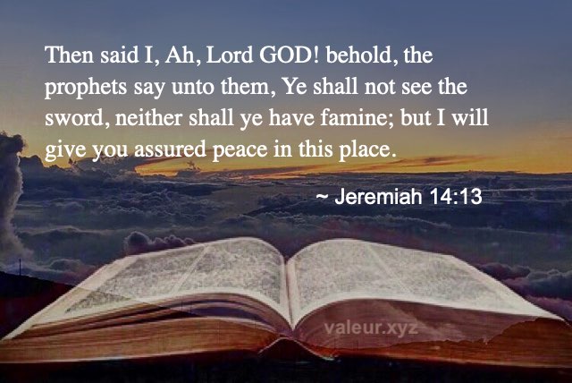 Jeremiah 14:13