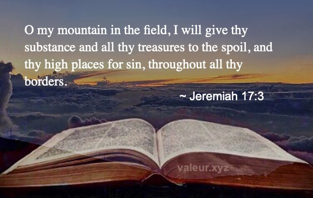 Jeremiah 17:3