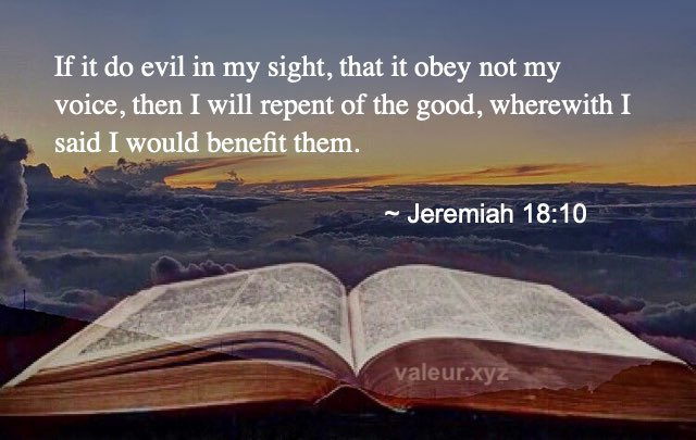 Jeremiah 18:10