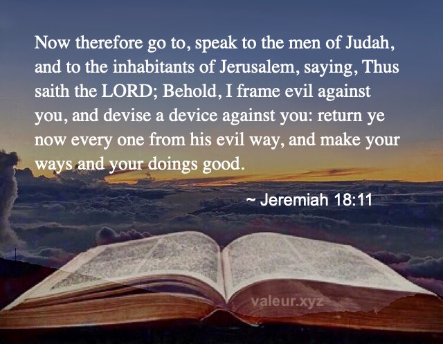 Jeremiah 18:11