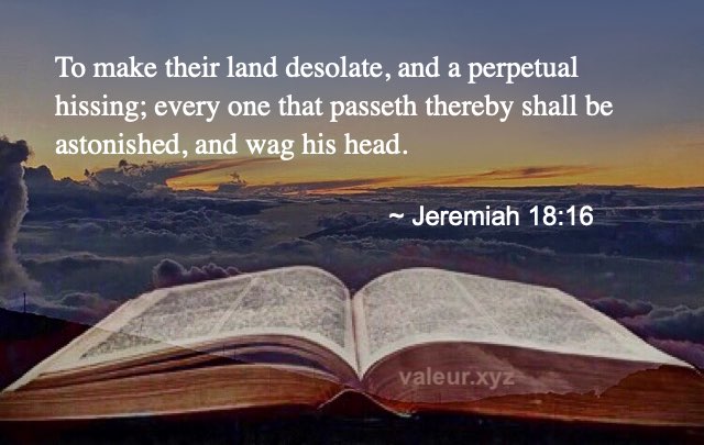 Jeremiah 18:16