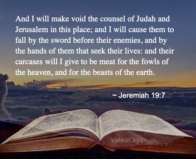 Jeremiah 19:7