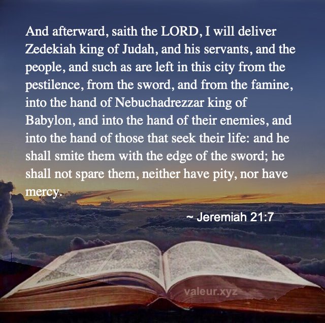 Jeremiah 21:7
