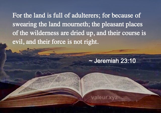 Jeremiah 23:10