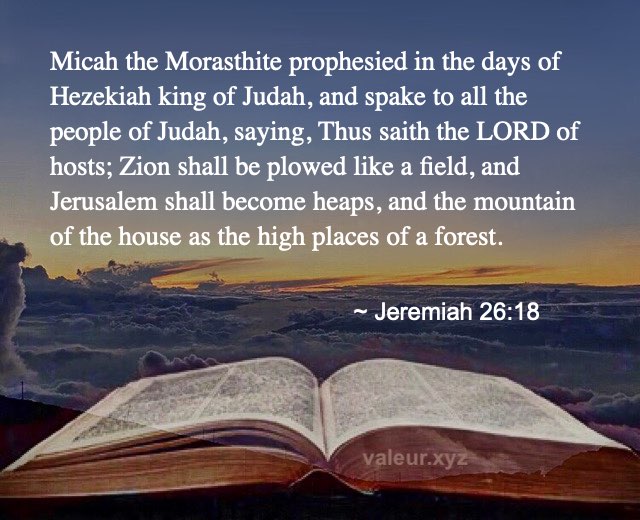 Jeremiah 26:18