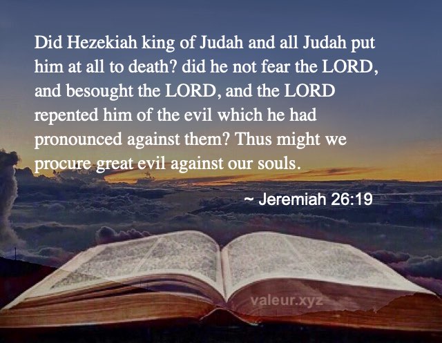 Jeremiah 26:19