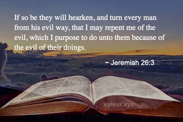 Jeremiah 26:3