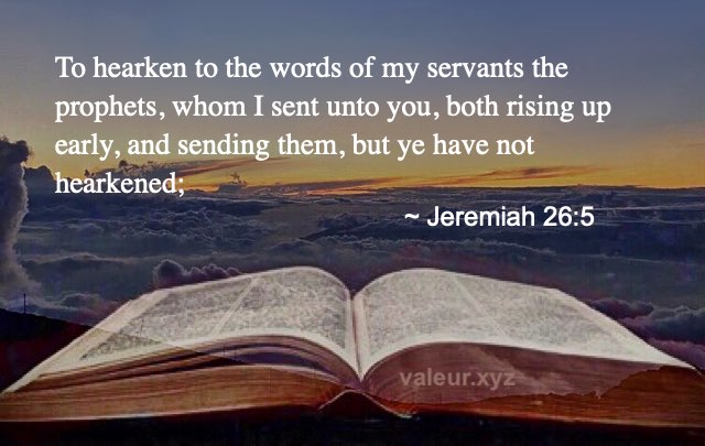 Jeremiah 26:5