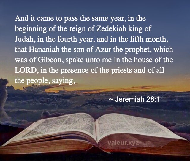 Jeremiah 28:1