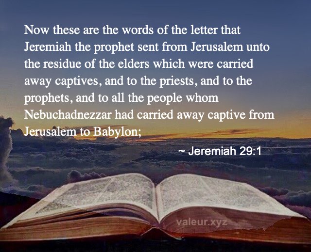 Jeremiah 29:1
