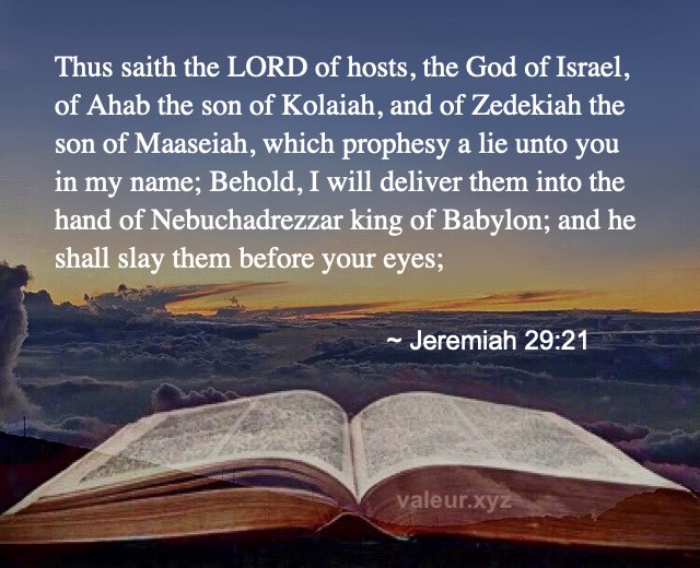 Jeremiah 29:21