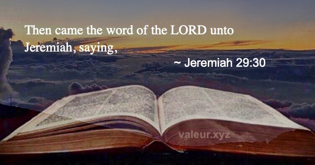 Jeremiah 29:30