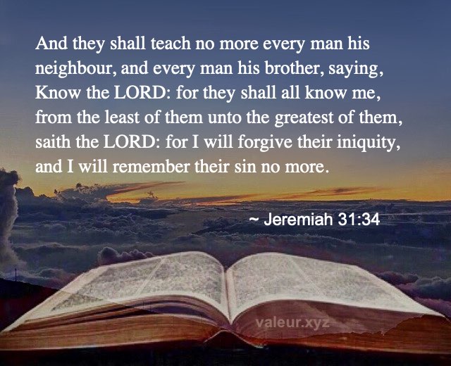 Jeremiah 31:34