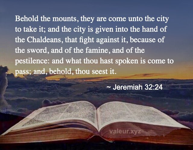 Jeremiah 32:24