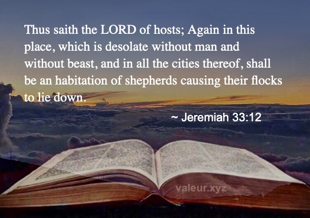 Jeremiah 33:12