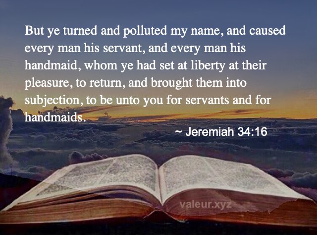 Jeremiah 34:16