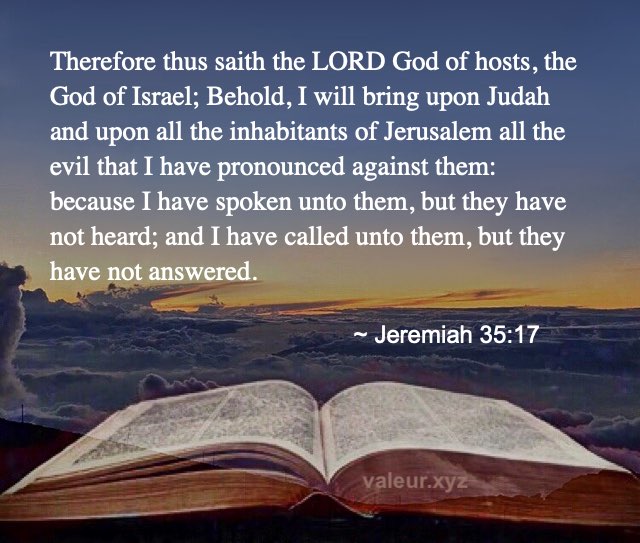 Jeremiah 35:17