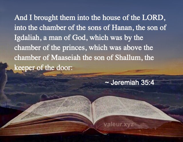Jeremiah 35:4