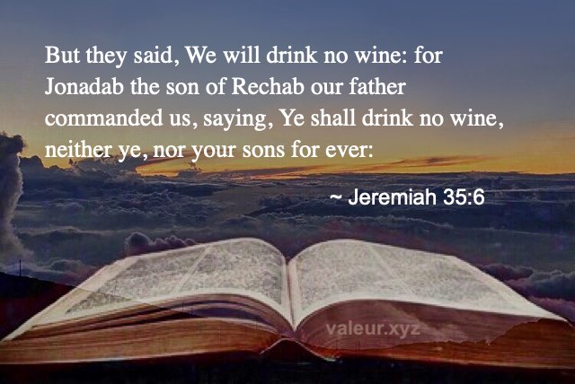 Jeremiah 35:6
