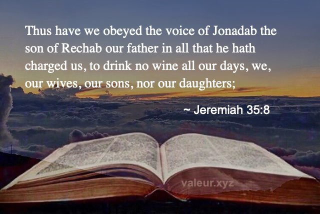Jeremiah 35:8