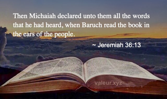 Jeremiah 36:13