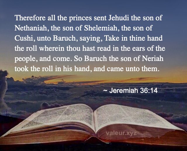 Jeremiah 36:14