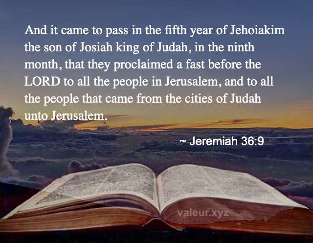 Jeremiah 36:9