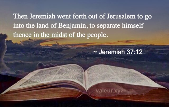 Jeremiah 37:12
