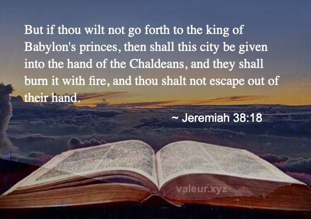 Jeremiah 38:18