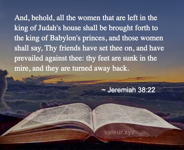 Jeremiah 38:22