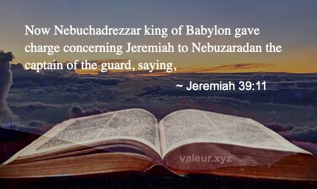 Jeremiah 39:11