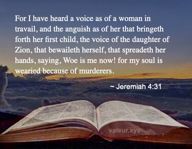 Jeremiah 4:31