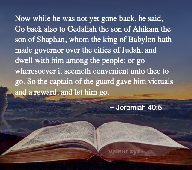 Jeremiah 40:5