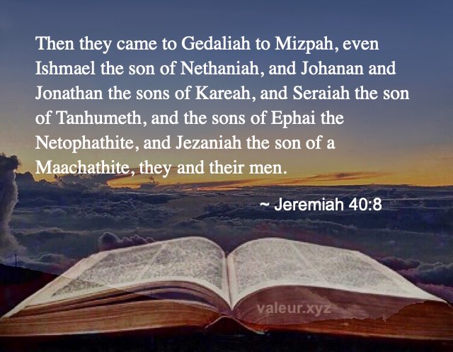 Jeremiah 40:8