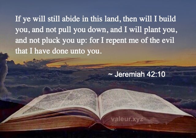 Jeremiah 42:10