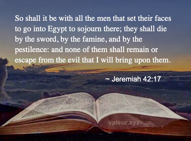 Jeremiah 42:17
