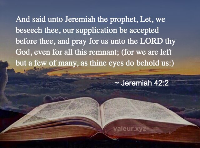 Jeremiah 42:2