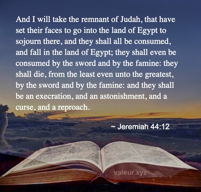 Jeremiah 44:12