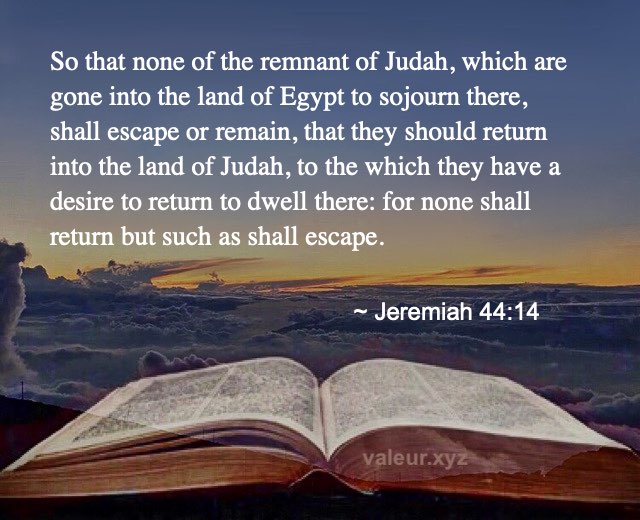 Jeremiah 44:14