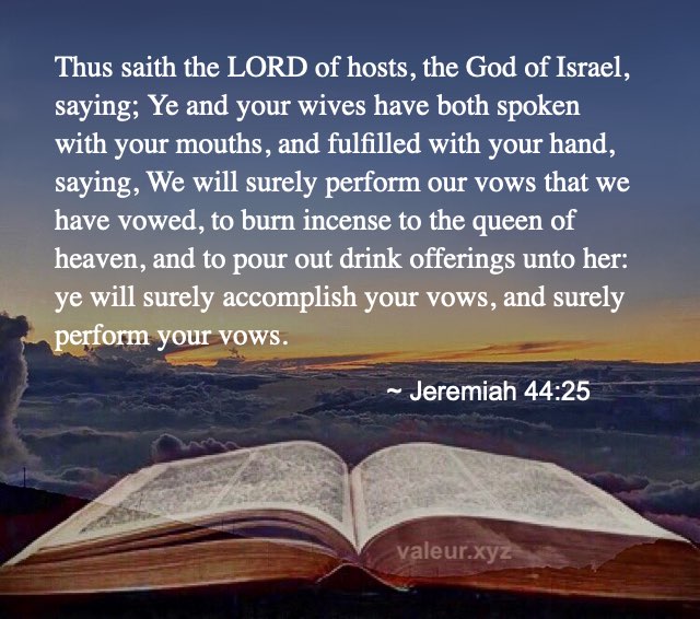 Jeremiah 44:25