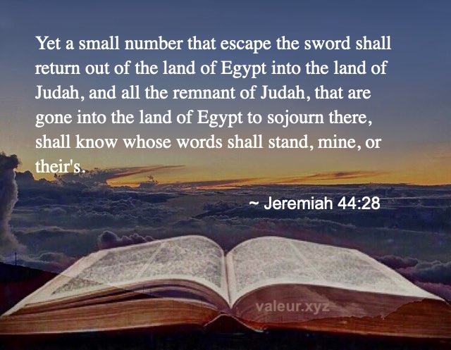 Jeremiah 44:28
