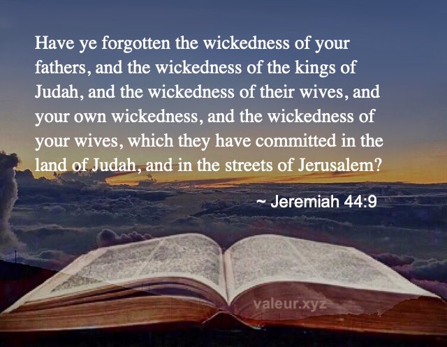 Jeremiah 44:9