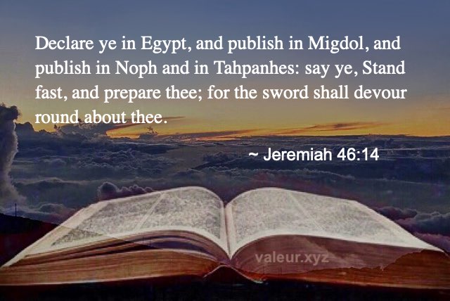 Jeremiah 46:14