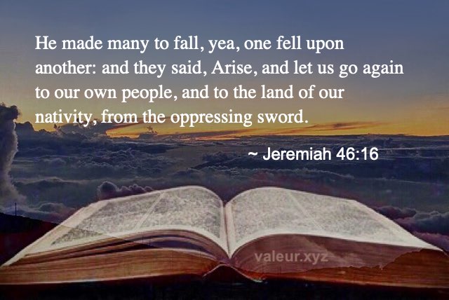 Jeremiah 46:16