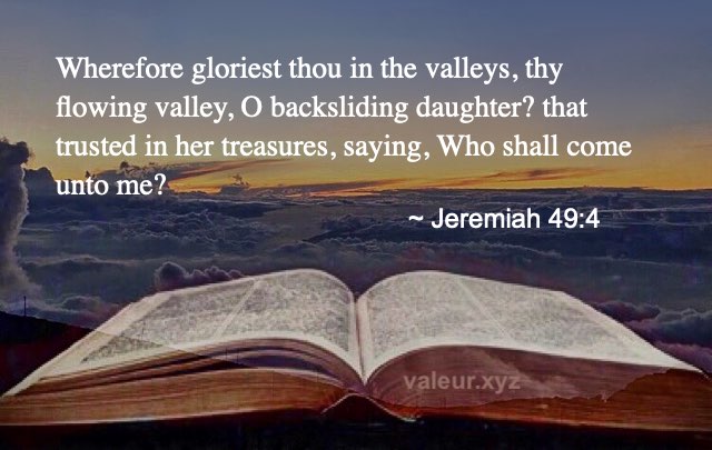 Jeremiah 49:4