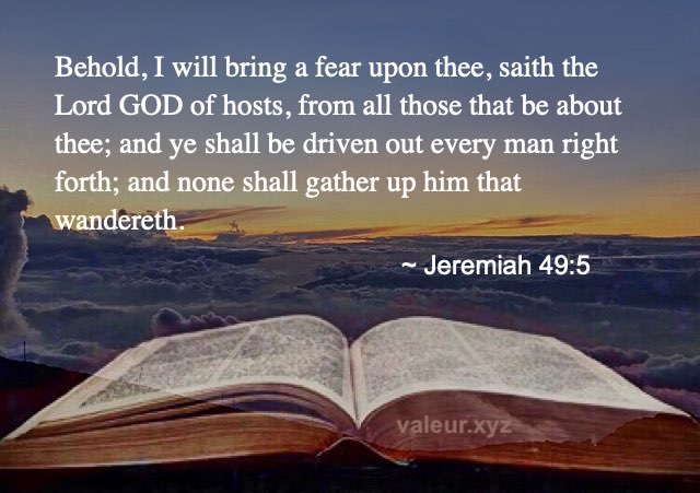 Jeremiah 49:5