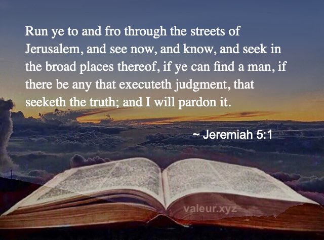 Jeremiah 5:1